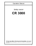 Preview for 9 page of wtw CR 3000 Operation Manual