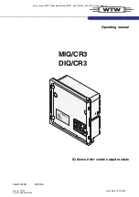 wtw DIQ/CR3 Operating Manual предпросмотр