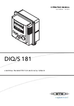 Preview for 1 page of wtw DIQ/S 181 Operating Manual