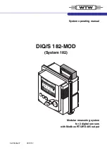 Предварительный просмотр 1 страницы wtw DIQ/S 182-MOD System Operating Manual