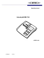 wtw inoLab pH/ION 735 Operating Manual preview