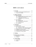 Preview for 3 page of wtw IQ SENSOR NET MIQ/R6 Operating Manual