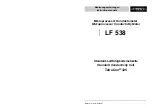 wtw LF 538 Instruction Manuals preview