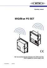 Предварительный просмотр 1 страницы wtw MIQ/Blue PS SET Operating Manual