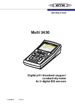 Preview for 1 page of wtw Multi 3430 Operating Manual