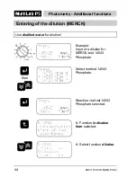 Preview for 44 page of wtw MultiLab P5 Operation Manual