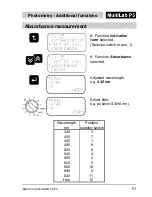 Preview for 51 page of wtw MultiLab P5 Operation Manual