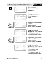 Preview for 53 page of wtw MultiLab P5 Operation Manual