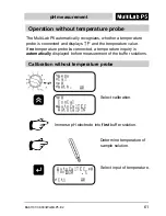 Preview for 61 page of wtw MultiLab P5 Operation Manual