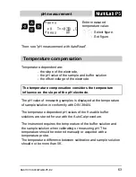 Preview for 63 page of wtw MultiLab P5 Operation Manual