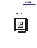 wtw Oxi 170 Operating Instructions Manual preview