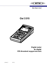 Предварительный просмотр 1 страницы wtw Oxi 3315 Operating Manual