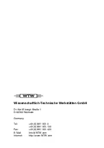 Preview for 60 page of wtw Oxi 3315 Operating Manual