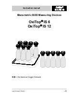 Preview for 23 page of wtw OxiTop IS 12 Operating Manual