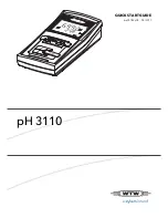 Preview for 1 page of wtw pH 3110 Quick Start Manual