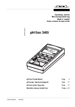 Preview for 1 page of wtw pH/ION 340i Operating Manual