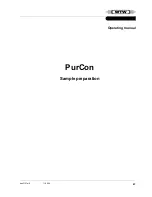 wtw PurCon Operating Manual preview