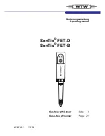 Предварительный просмотр 1 страницы wtw SenTix FET-B Operating Manual