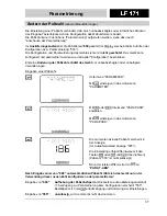 Preview for 37 page of wtw TecnoLine LF 171 Operating Manual