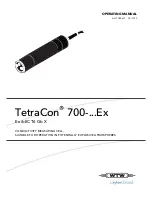 Предварительный просмотр 1 страницы wtw TetraCon 700-...Ex Series Operating Manual