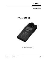 Preview for 1 page of wtw Turb 350 IR Operating Manual