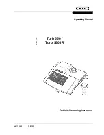 wtw Turb 550 Operating Manual предпросмотр