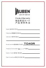 Preview for 59 page of WUBEN TO40R User Manual