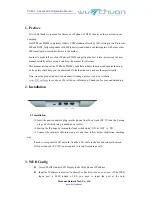 Preview for 3 page of Wuchuan PH802 Advanced Configuration Manual