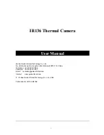 Wuhan Guide IR136 User Manual preview