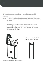 Предварительный просмотр 14 страницы Wuhan Guide NiiMbot D110 Operating Instructions Manual