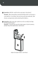 Предварительный просмотр 18 страницы Wuhan Guide NiiMbot D110 Operating Instructions Manual