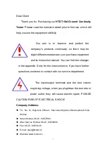 Preview for 1 page of Wuhan Huatian Electric Power Automation HTDT-10A Manual