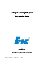 Wuhan Huazhong Numerical Control Co., Ltd HNC-18iT Programming Manual preview