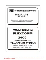 Wulfsberg C-2000 Operator'S Manual preview