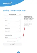 Preview for 28 page of Wunda WundaSmart User Manual