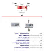 WUNDER RS User Manual preview