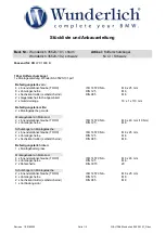 Preview for 1 page of Wunderlich 35520-101 Mounting Instructions