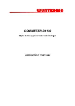 Wuntronic COMMETER D4130 Instruction Manual предпросмотр