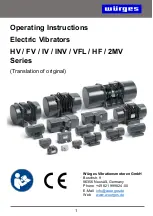 WÜRGES 2MV Series Operating Instructions Manual preview