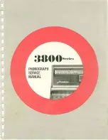 Wurlitzer 3800 Series Service Manual предпросмотр