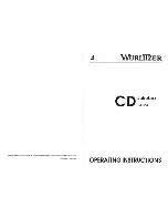 Wurlitzer CDM41 Operating Instructions Manual preview