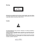 Preview for 2 page of Wurlitzer OMT F91 Operating Instructions Manual