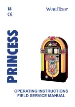 Wurlitzer PRINCESS Operating Instructions And Service Manual preview