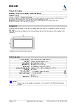 Preview for 2 page of WURM DSP-LCD Manual