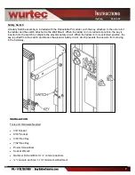 Preview for 7 page of Wurtec 20-102 Series Instructions Manual