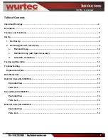 Preview for 2 page of Wurtec 30-10001669 Instructions Manual