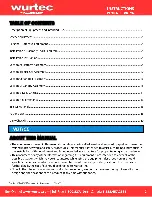 Preview for 2 page of Wurtec FALSE CAR NAV2 Installation Manual