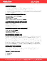 Preview for 2 page of Wurtec S3 Communicator Instructions Manual