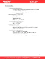 Preview for 3 page of Wurtec S3 Communicator Instructions Manual