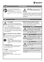 Preview for 61 page of Würth 0510 955 604 Operating Instructions Manual